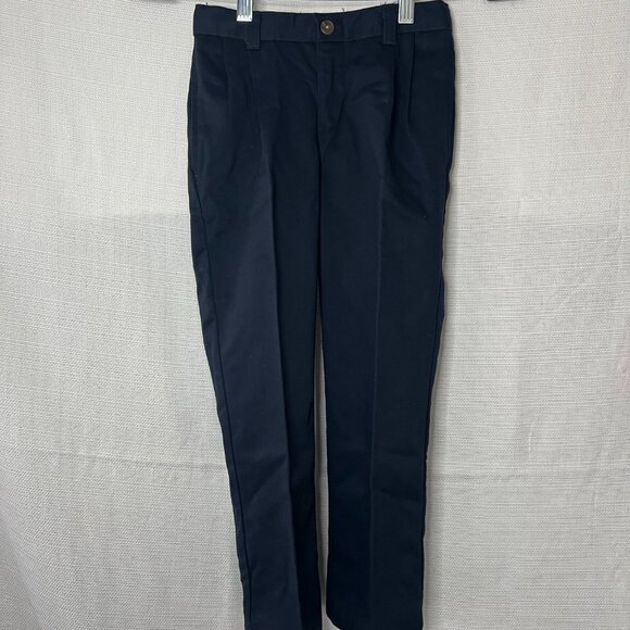 Chaps NWT - Boys - Approved School Wear Pants Navy Size 6 Regular - 057 - Picture 7 of 7